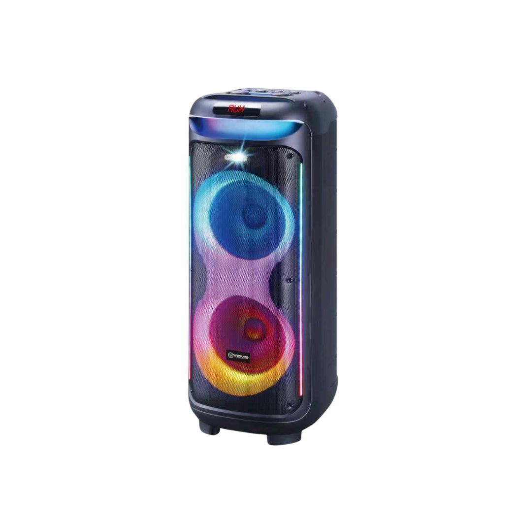 VOVO V-1175 Double 10-Inch Portable Bluetooth Party Speaker