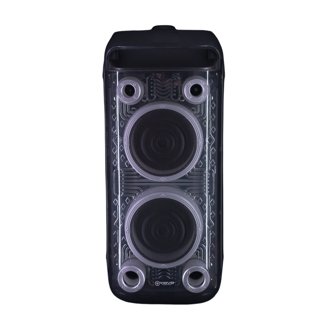 VOVO V-2880 Double 8-Inch Portable Bluetooth Party Speaker