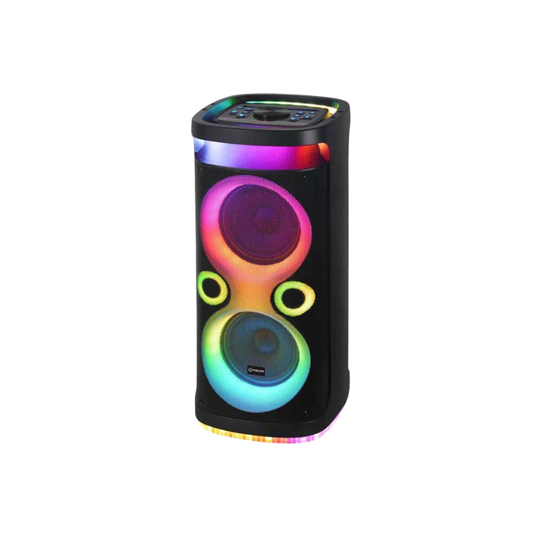 VOVO V-2870 Double 8-Inch Portable Bluetooth Party Speaker
