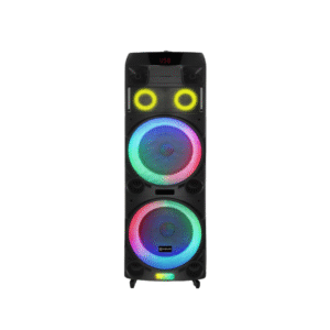 V-1190 Dual 10-Inch Bluetooth Party Speaker | 80W TWS Speaker with Mic & Remote