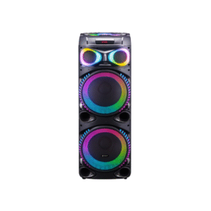 V-1210 Double 12-Inch Bluetooth Party Speaker | 80W TWS Speaker with Mic & Remote