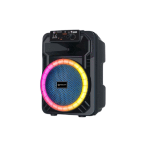 VOVO V-8026 RGB Portable Wireless Speaker | Bluetooth 5.0 Speaker with LED Lights & Handle
