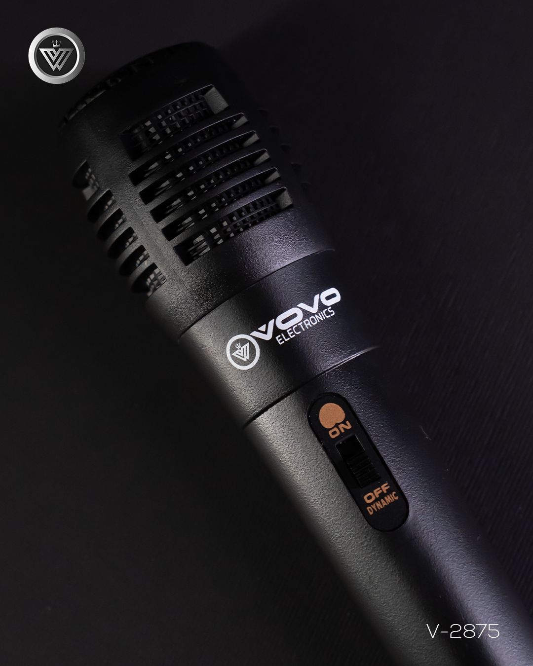VOVO V-2875 Double 8-inch Party Speaker – 50W, Bluetooth, Wireless Mic, TWS, Portable Battery - Image 10