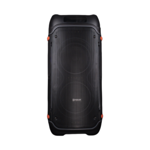 VOVO V-2885 Double 8-inch Party Speaker – 50W 120C25X Drivers, 12V 7AH Battery, Wireless Mic, TWS